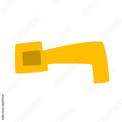 golden doorknob element