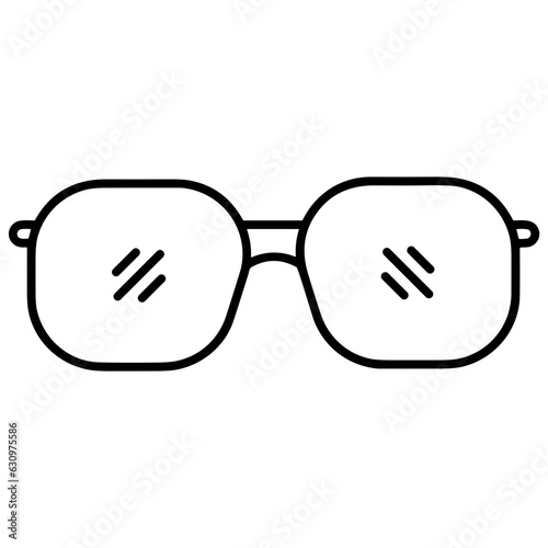 Glasses optical icon symbol image vector. Illustration of sunglasses protection eyesight graphic design image