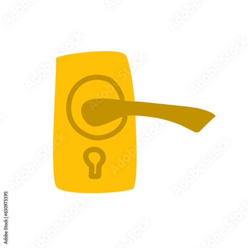 golden doorknob element