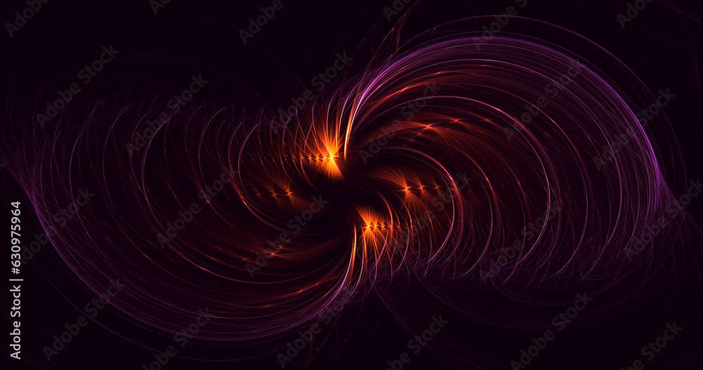 3D rendering abstract fractal light background 3D rendering abstract fractal light background