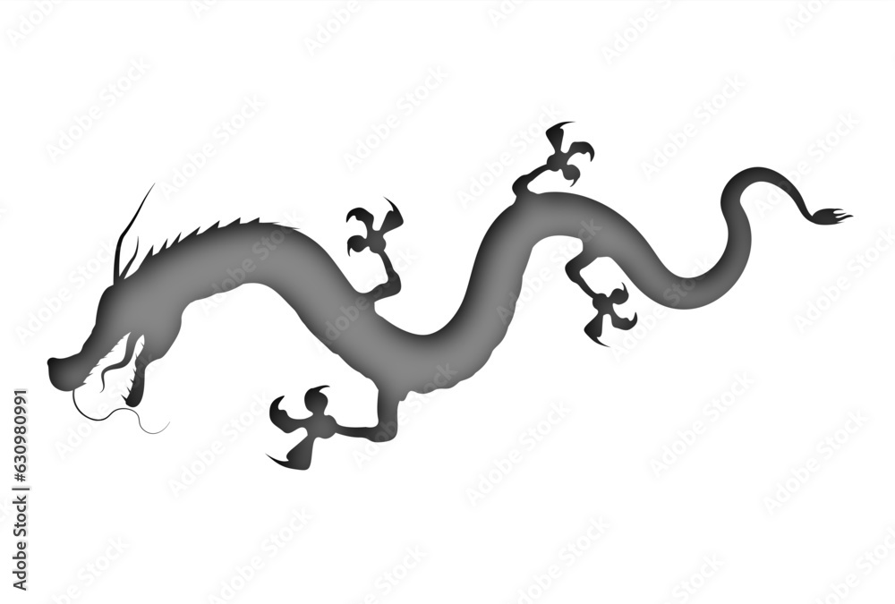 Obraz premium 辰 年賀状 干支 アイコン