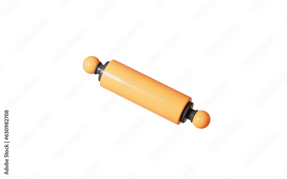 Cartoon kitchenware in the white background, 3d rendering. Cartoon kitchenware in the white background, 3d rendering.