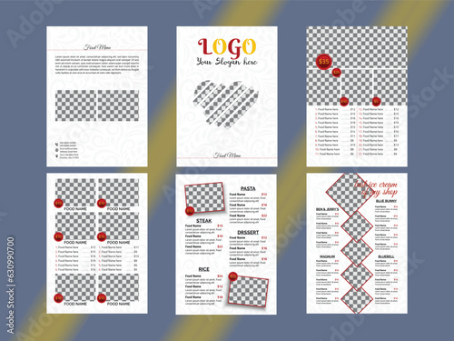 Restaurant Food Menu Template Design