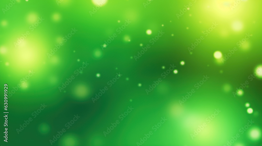 The green background is blurred with some tiny white dots The green background is blurred with some tiny white dots