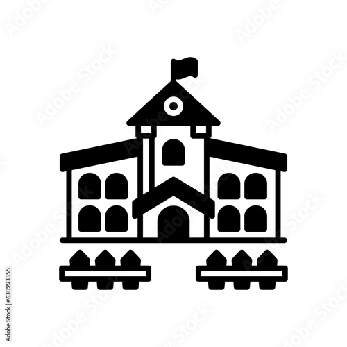 Kindergarten icon in vector. Illustration