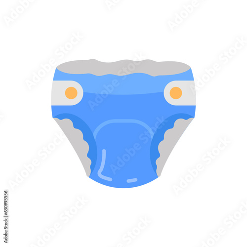 Diaper icon in vector. Illustration