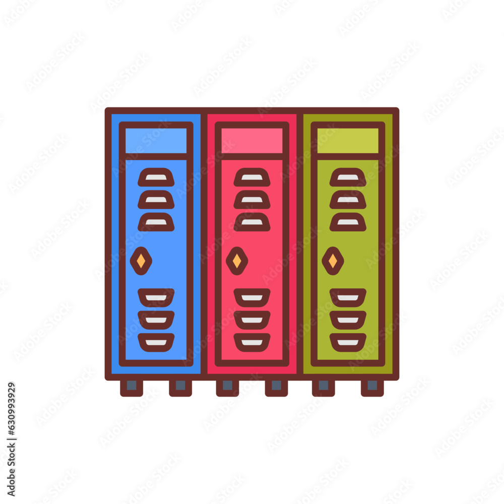 Kids Locker icon in vector. Illustration Kids Locker icon in vector. Illustration