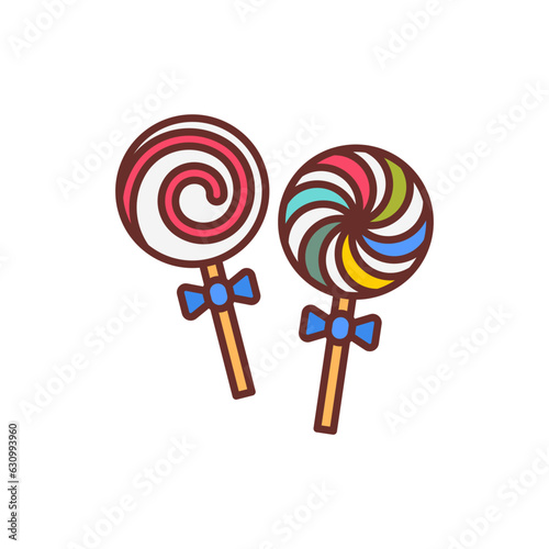 Candies icon in vector. Illustration