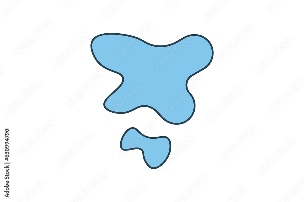 Paint Splatter icon. icon related to painting. flat line icon style. Simple vector design editable Paint Splatter icon. icon related to painting. flat line icon style. Simple vector design editable
