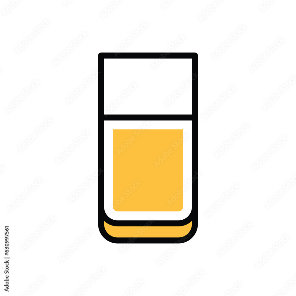 Mango Juice icon vector stock illustration.