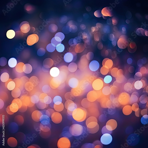 Abstract lights blur bokeh background. Luxury colorful bokeh background. Red, orange, blue, cyan.