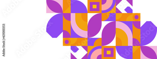 Wallpaper Mural Vector illustration vector graphic of colorful square geometric template good for banner design Torontodigital.ca