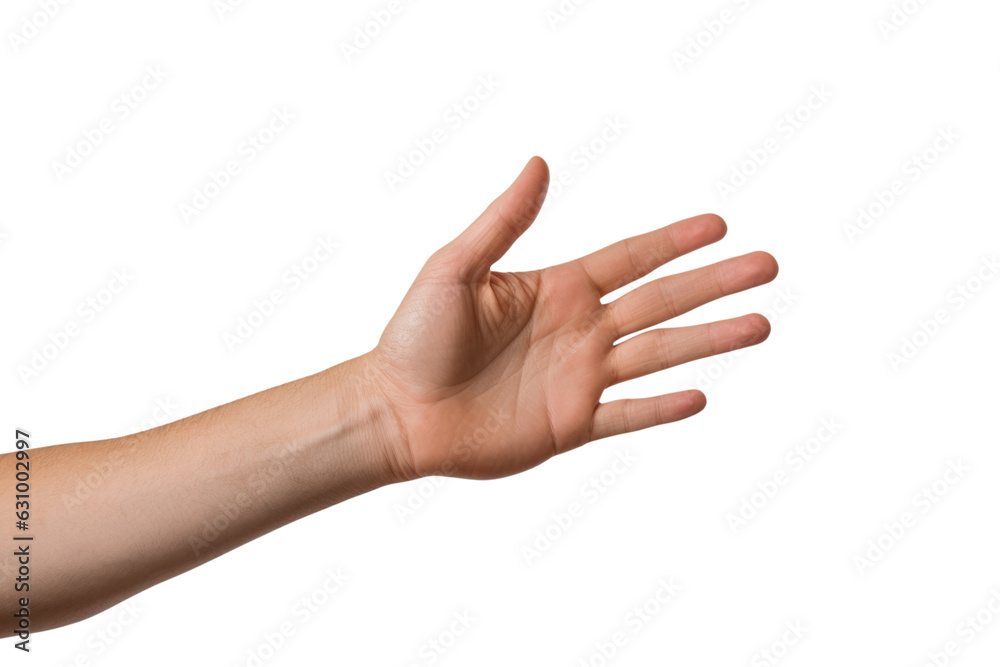 Beckon Hand Shows On An Isolated Transparent Background, Png