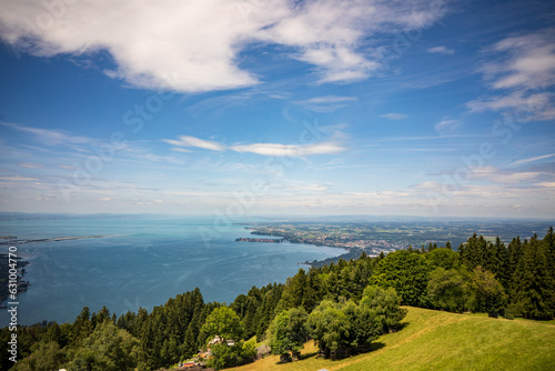 Wallpaper Mural View over the lake Bodensee from Mountain Pfänder Torontodigital.ca