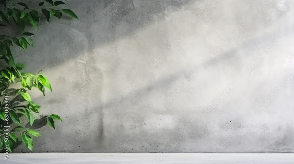 Nature shadow and tree on cement wall texture background. Nature shadow and tree on cement wall texture background.