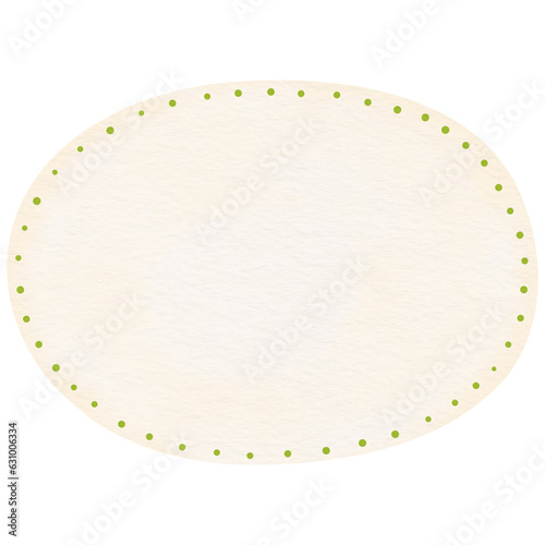 Oval Shape Memo Pad