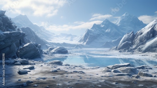 iceberg in polar regions © grocery store design