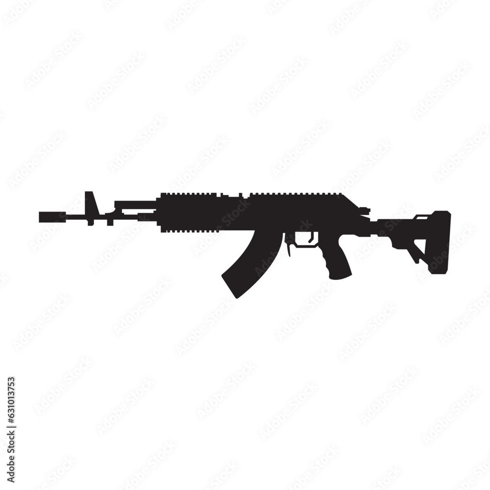 Firearms icon vector