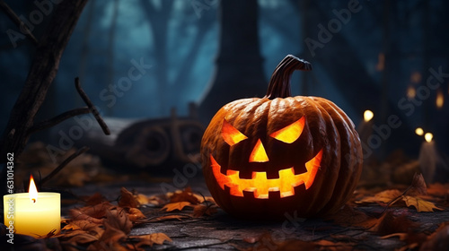 ハロウィンのカボチャ