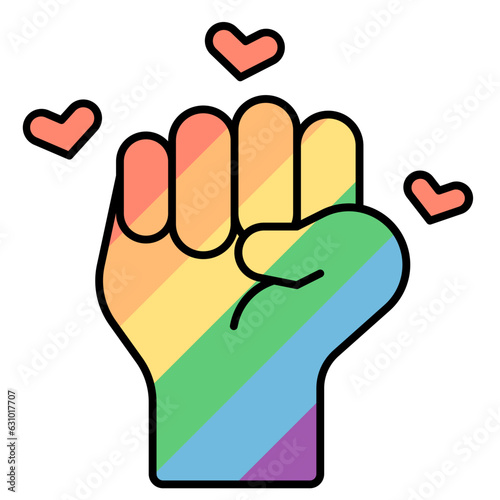 LGBTQ hand sign