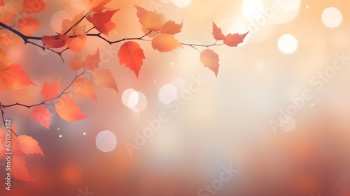 golden autumn,autumn leaves on the tree background