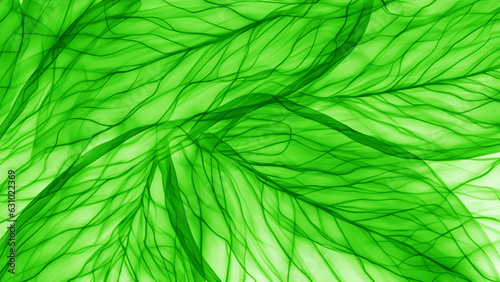 Green leaves ecology poster background