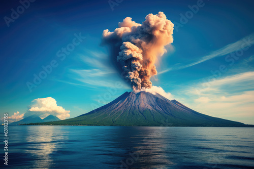 Eruption of Volcanic Krakatoa