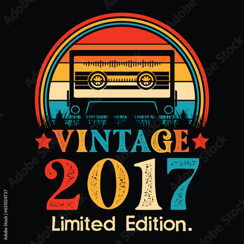 Vintage 2017 Limited Edition Cassette Tape