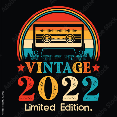 Vintage 2022 Limited Edition Cassette Tape