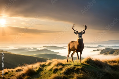 antelope in the sunset © Aniqa