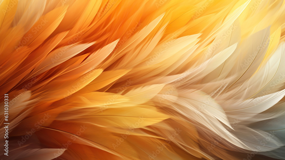 Abstract feathers in a blurred composition Abstract feathers in a blurred composition