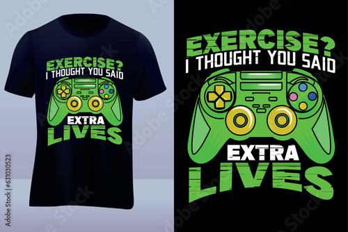 Gaming vector t-shirt design