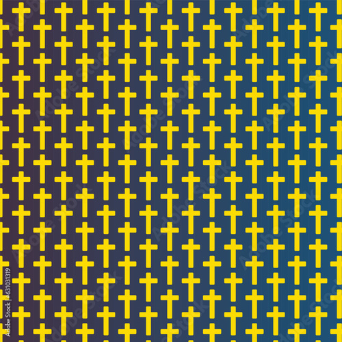 Pray and Worship Pattern Seamless Background