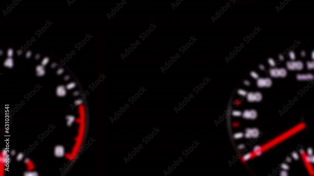 Vídeo do Stock Intentionally blurred clip of a blinking flashing