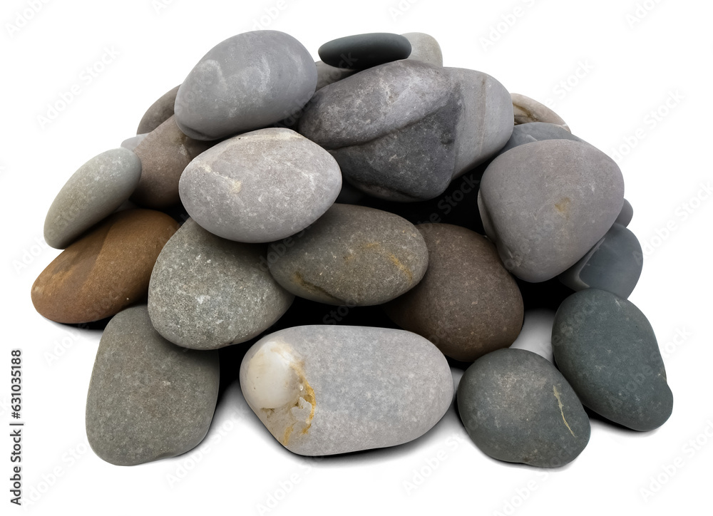 pile of stones isolated pile of stones isolated