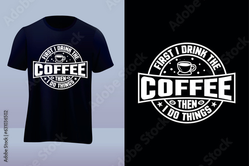 Coffee vector t-shirt design