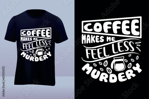 Coffee vector t-shirt design