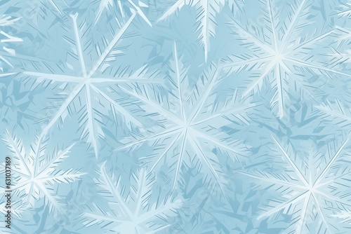 pattern with snowflakes