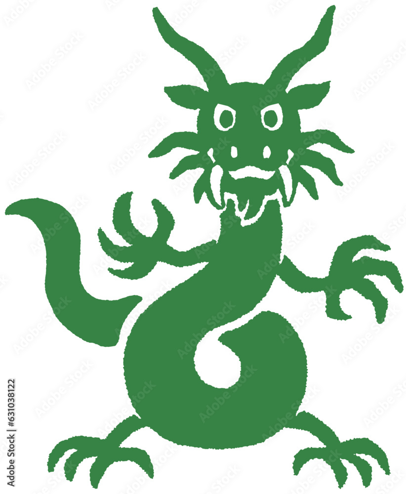 Fototapeta premium 干支の辰キャラクター