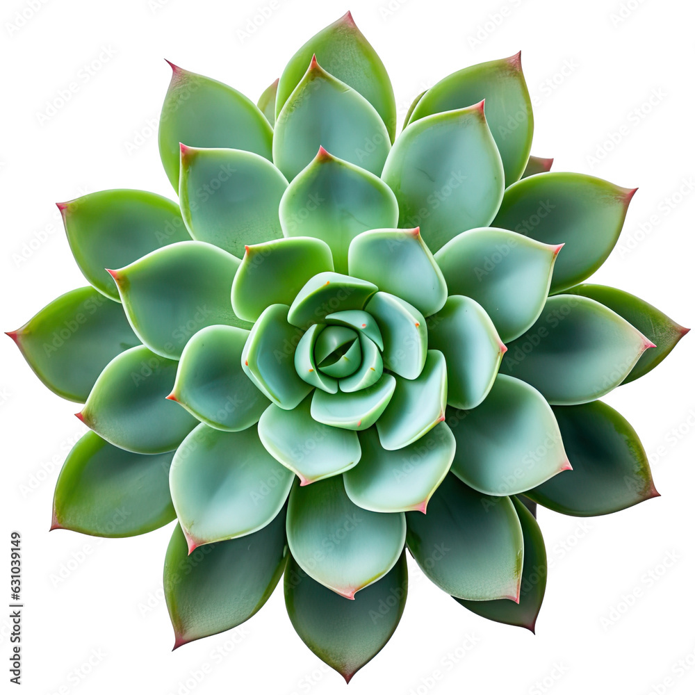 Succulent isolated on transparent background. Generative AI Succulent isolated on transparent background. Generative AI
