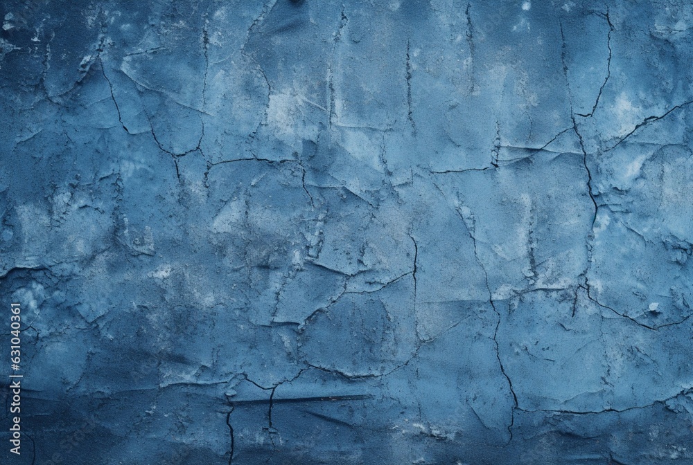 abstract blue texture cement concrete wall background. generative ai