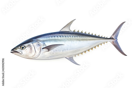 Fish Atlantic bonito, isolated on white background