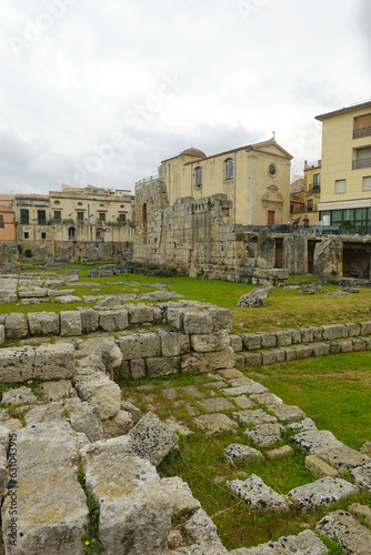 The Temple of Apollo, Syracuse, Italy