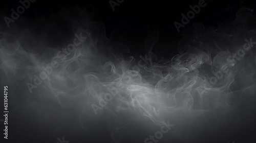 white fog or smoke on background photo