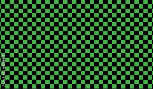 green and black checkers seamless pattern background and texture 