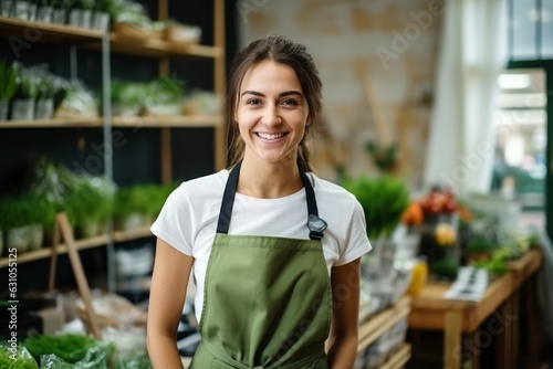 Female owner local business. Generate Ai