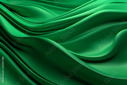 green abstract background. generative ai