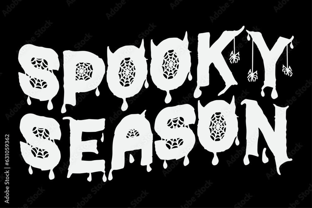 Spooky Season Funny Halloween T-Shirt Design