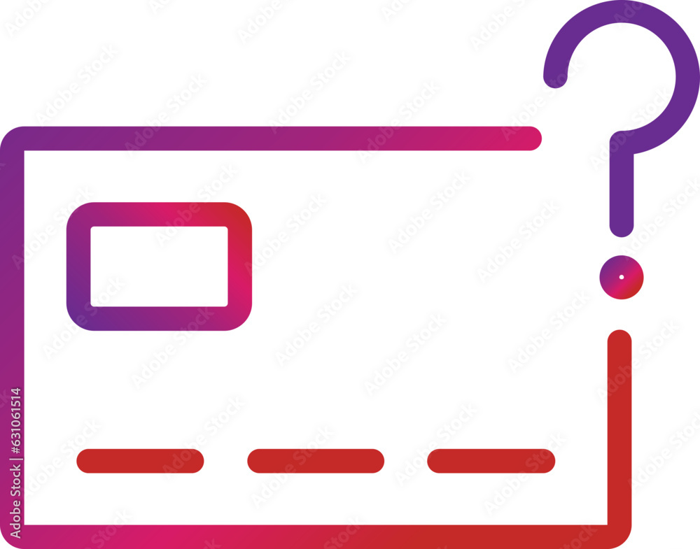 outline gradient payment icon outline gradient payment icon
