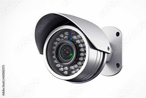 Isolated CCTV System Graphic for Marketing